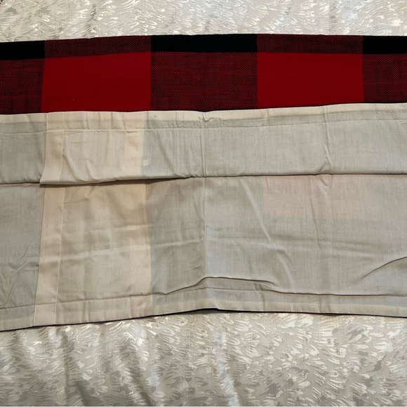 NWOT Pottery Barn Duvet & Euro Sham Red/Black - Picture 4 of 7